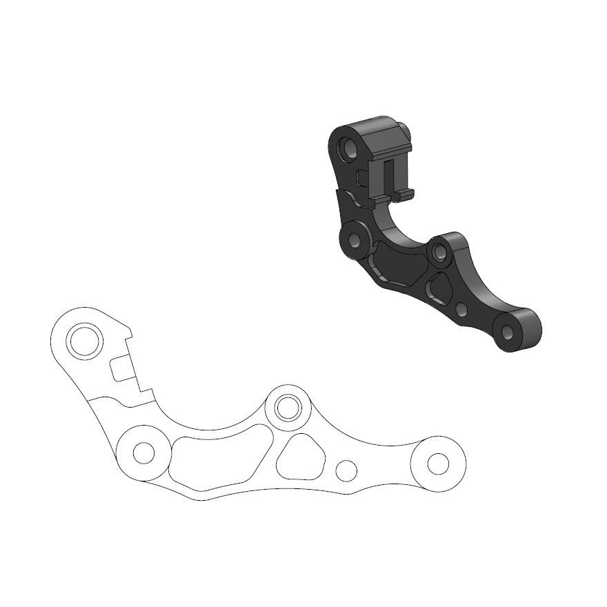 Support pour oversize Diam.260 KTM 85SX 2021