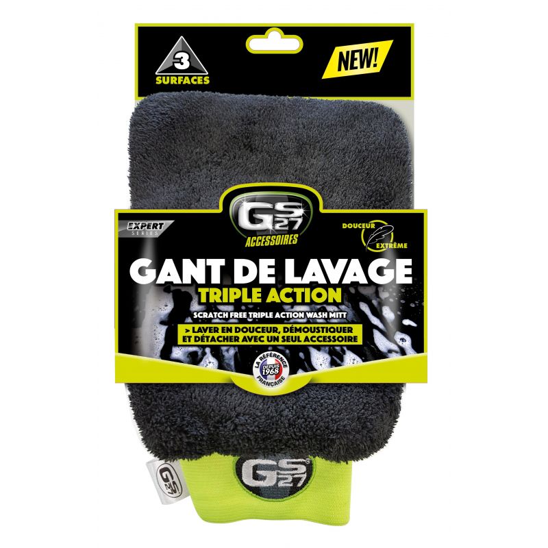GS27 Gant de Lavage Triple Action