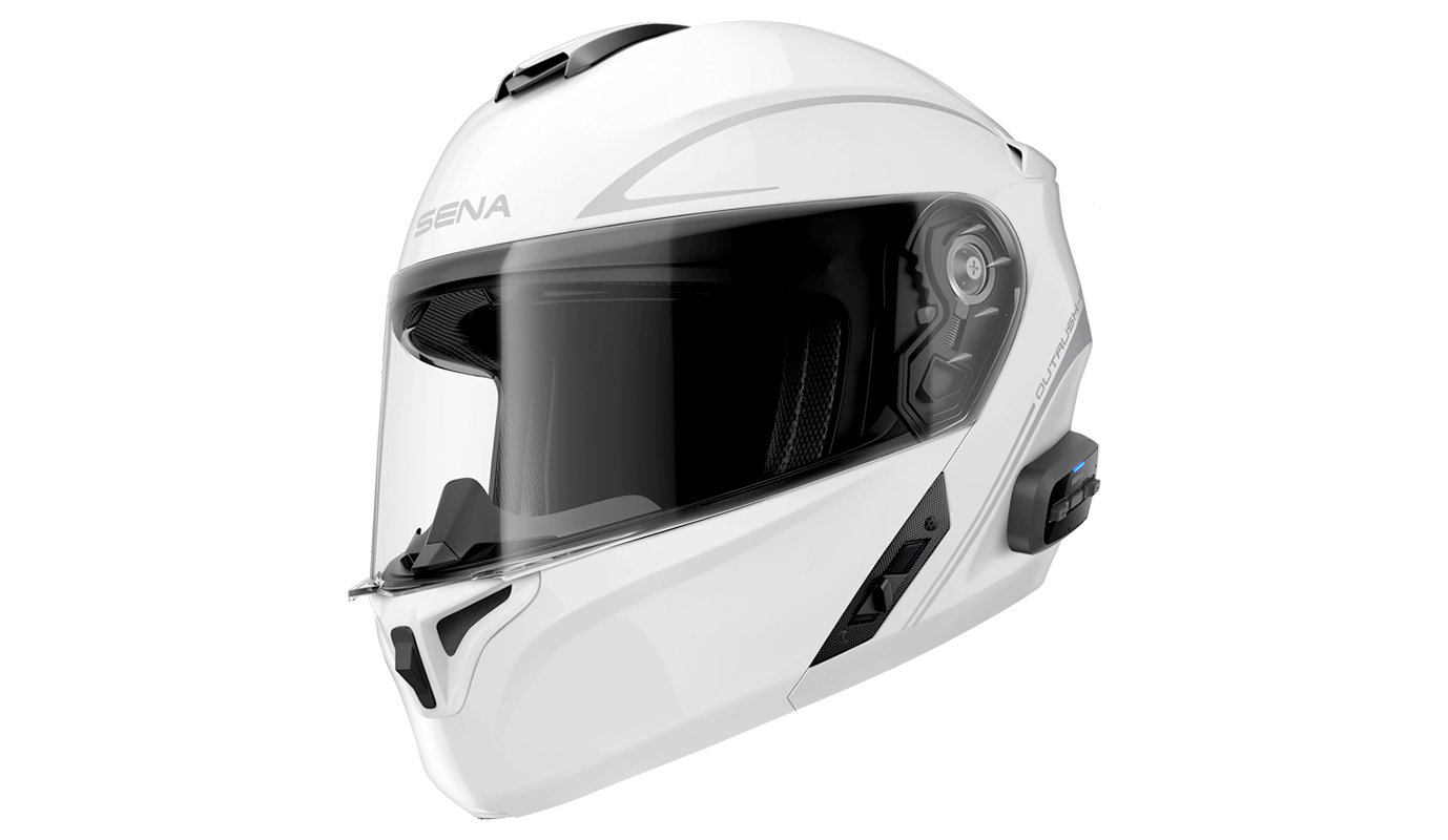 *Casque OUTRUSH R Taille S Bluetooth Blanc Modulable