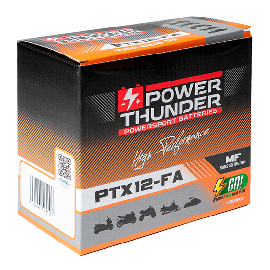 BATTERIE POWER-THUNDER YTX12 (FA)