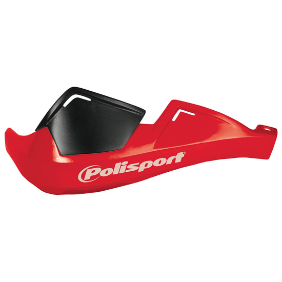 Protège-mains fermés Evolution POLISPORT montage Univ Rouge
