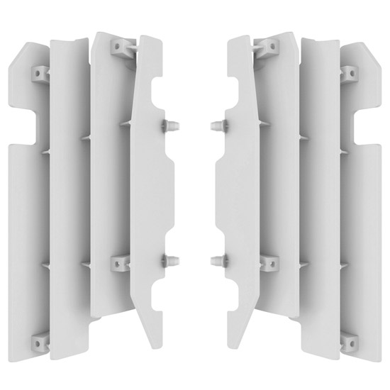 Grilles de radiateur POLISPORT HONDA Blanc