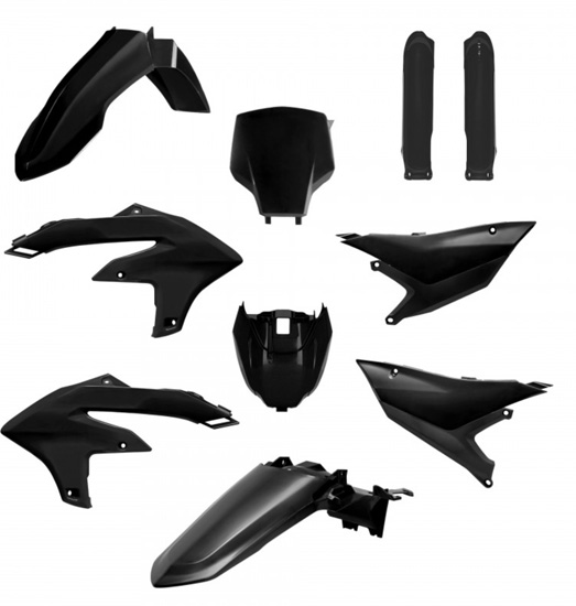 Kit Plastique POLISPORT 9p YAMAHA Noir