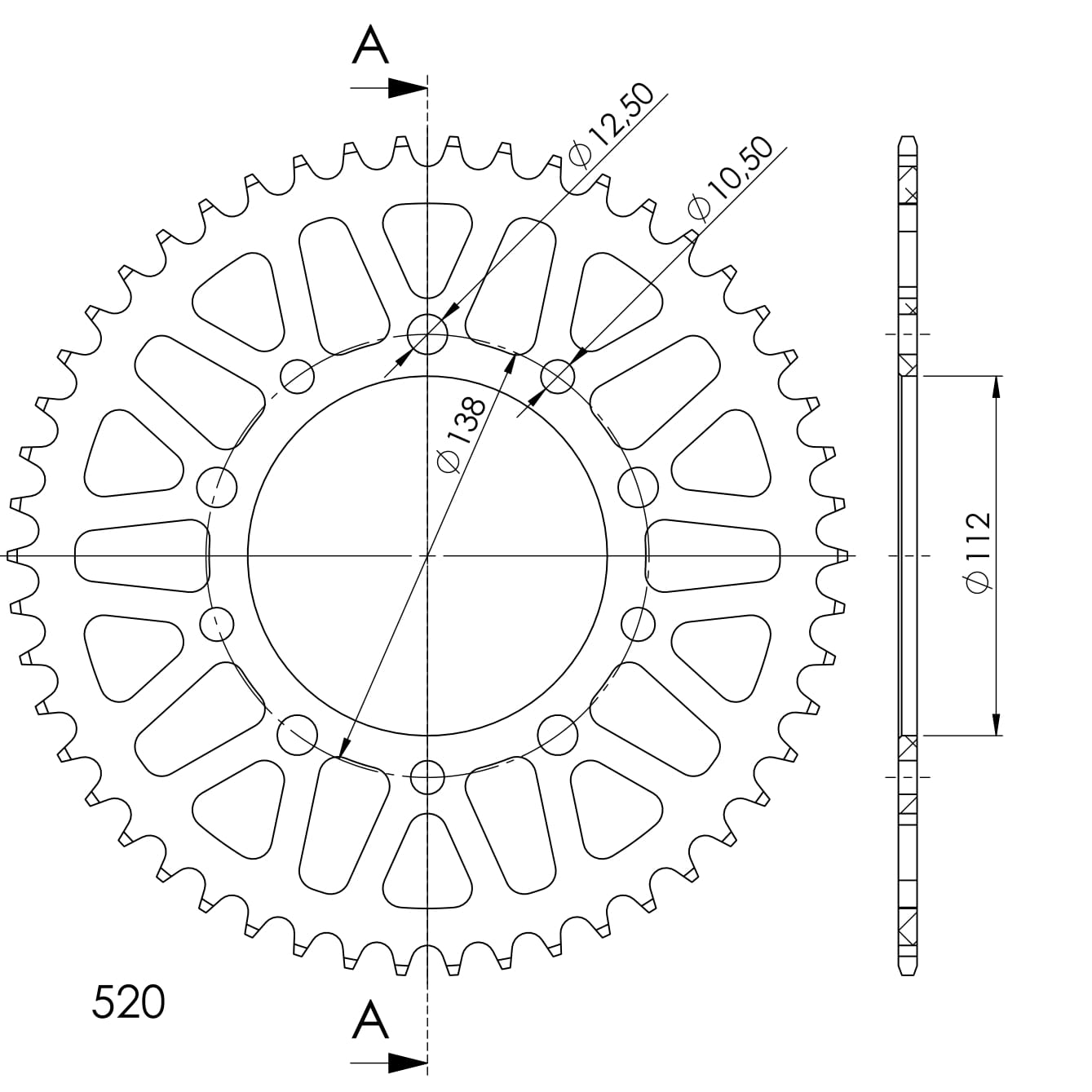 Couronne aluminium