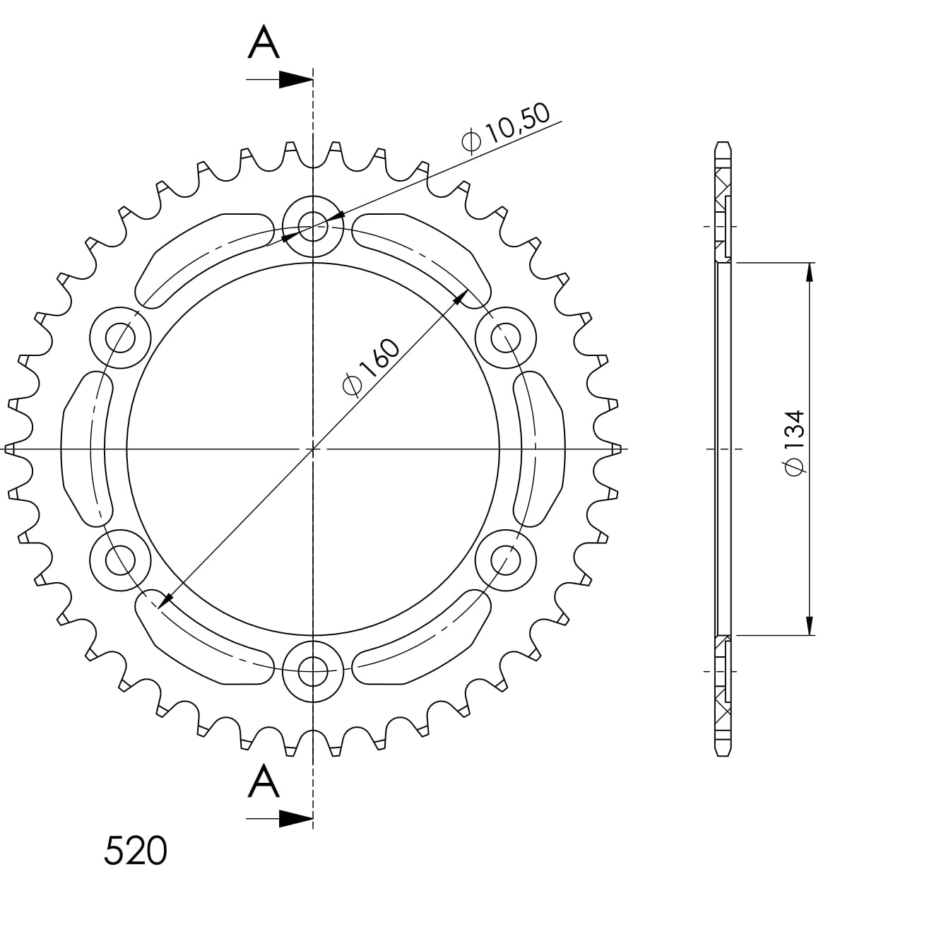 Couronne aluminium