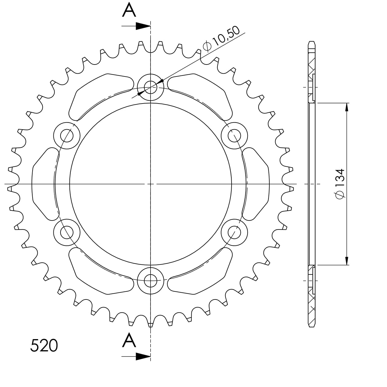 Couronne aluminium