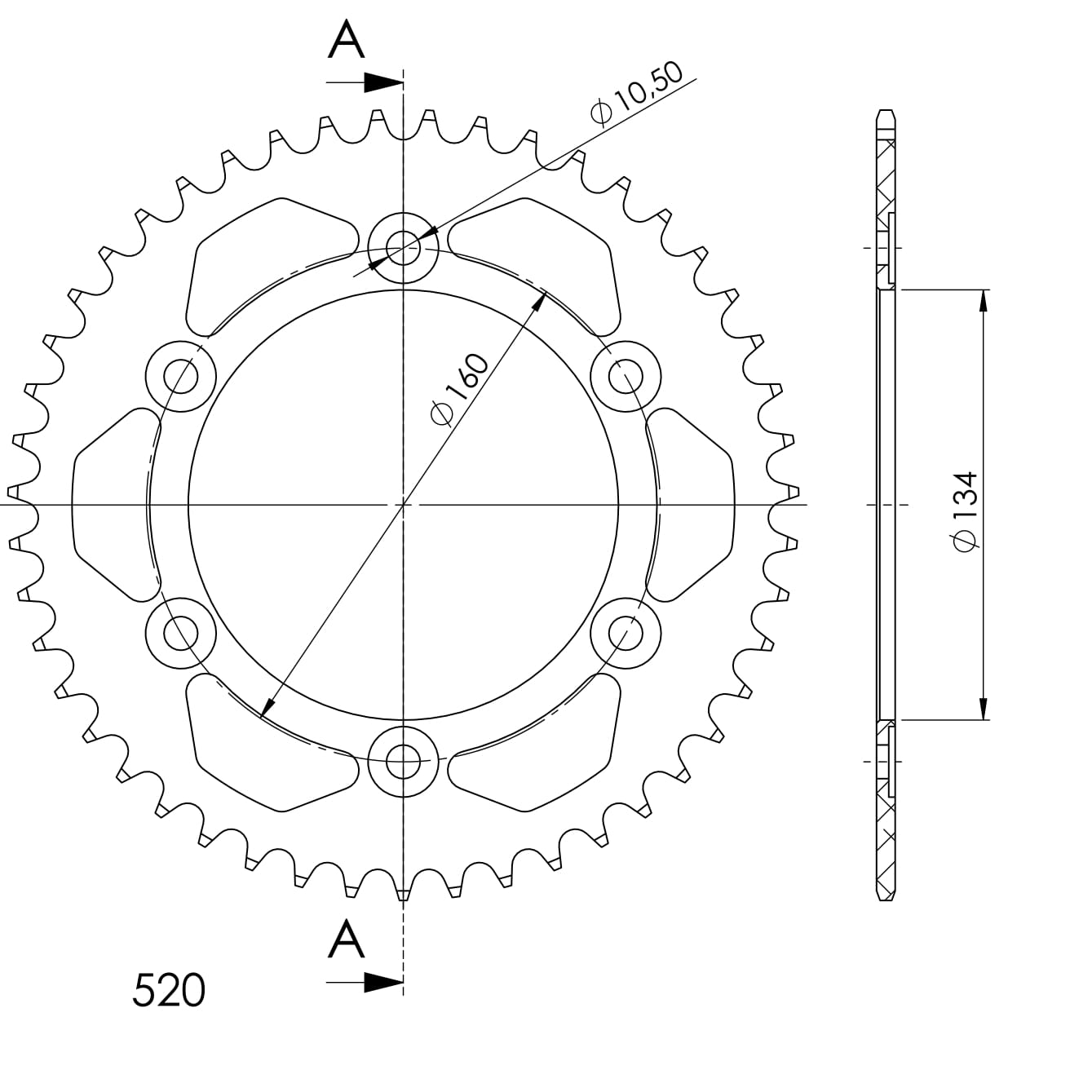 Couronne aluminium