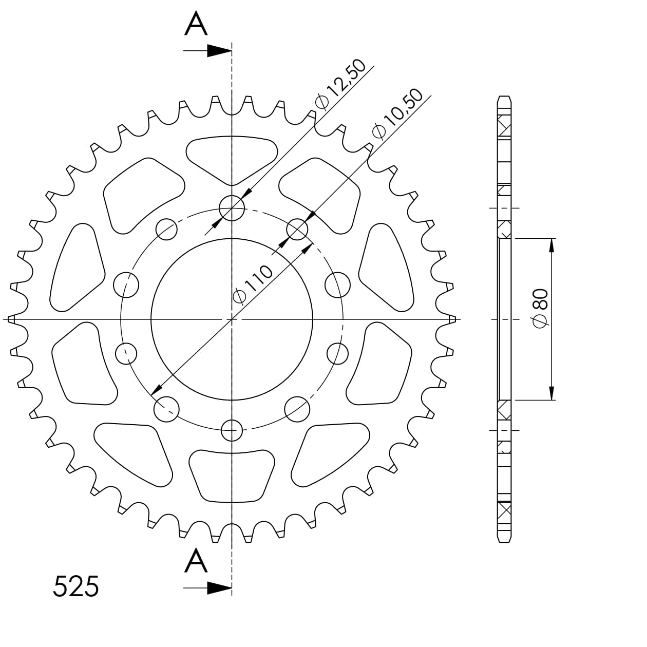 Couronne aluminium