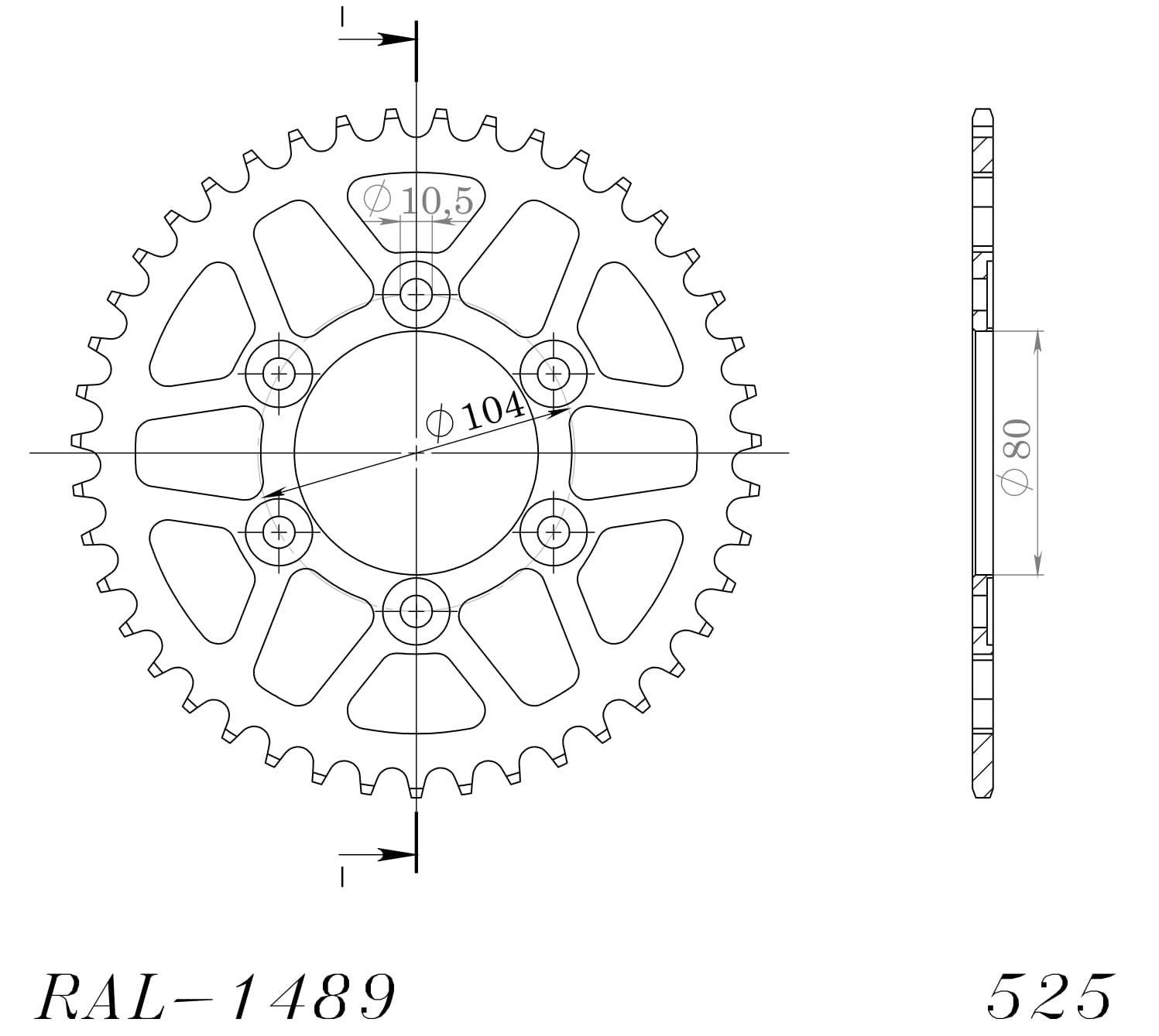 Couronne aluminium