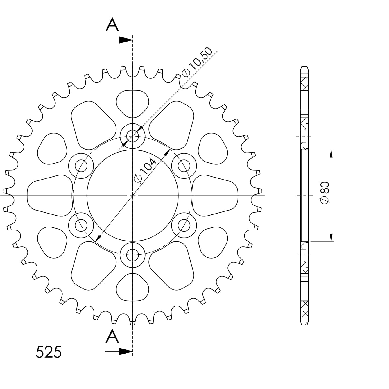 Couronne aluminium