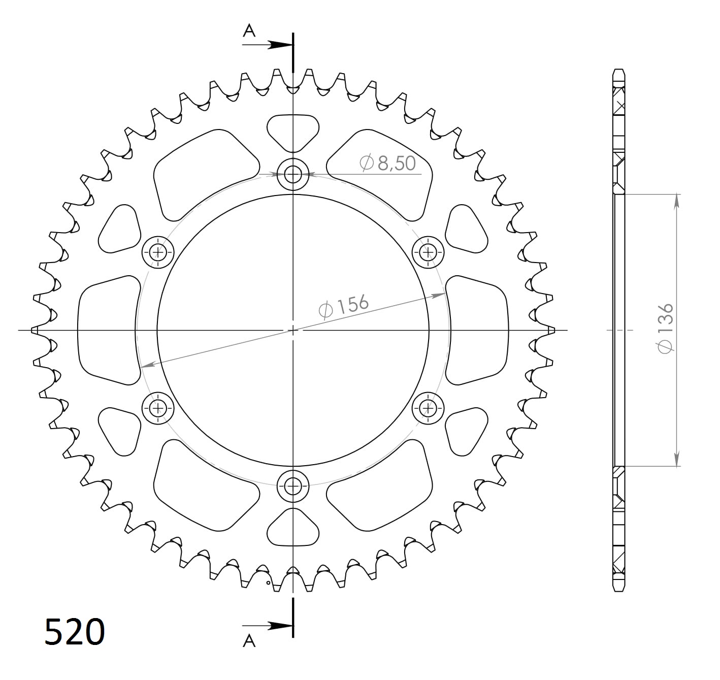 Couronne aluminium