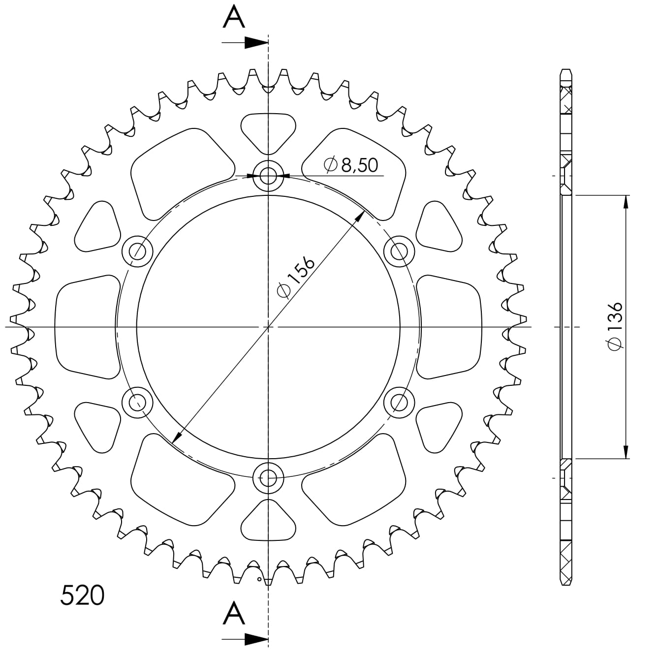 Couronne aluminium