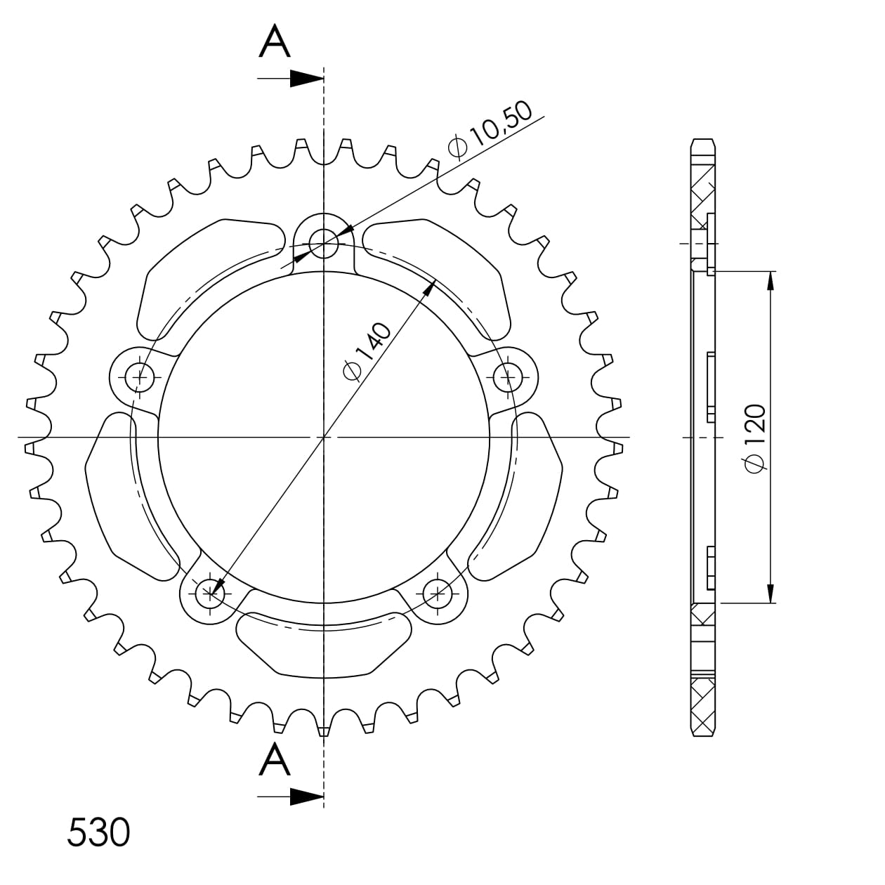 Couronne aluminium