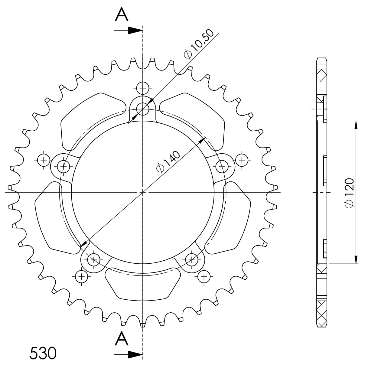 Couronne aluminium