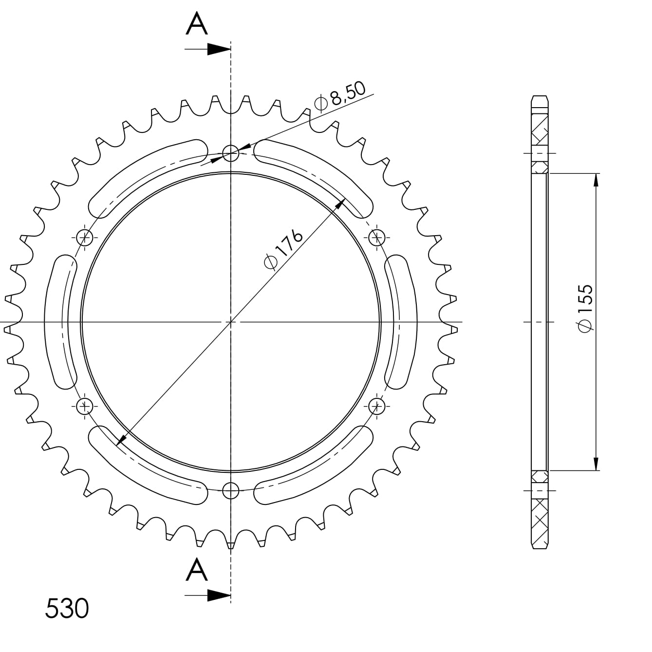 Couronne aluminium