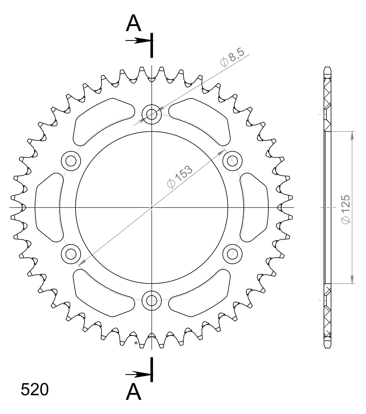 Couronne aluminium