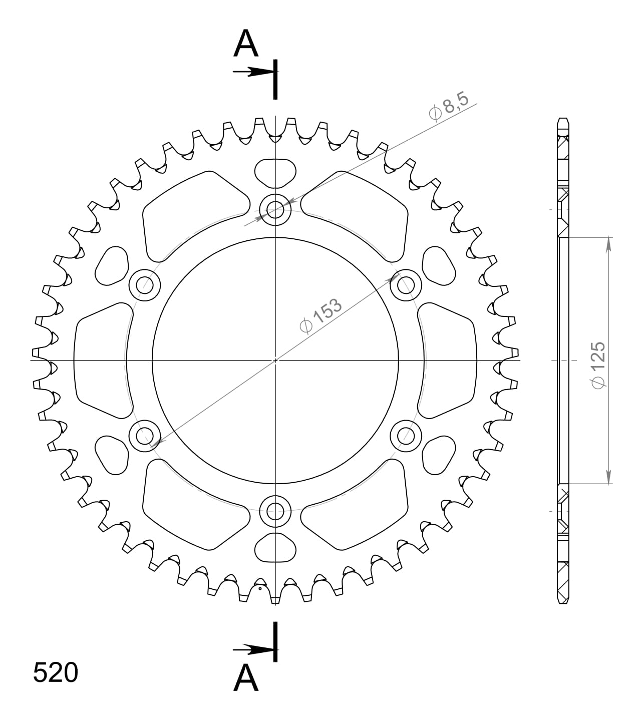 Couronne aluminium