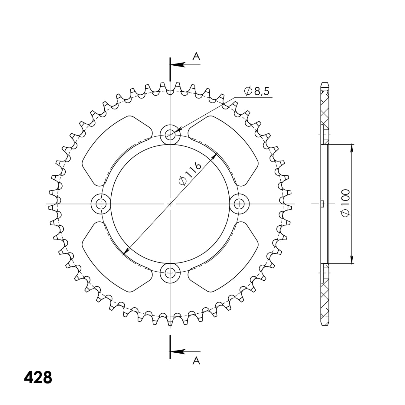 Couronne aluminium