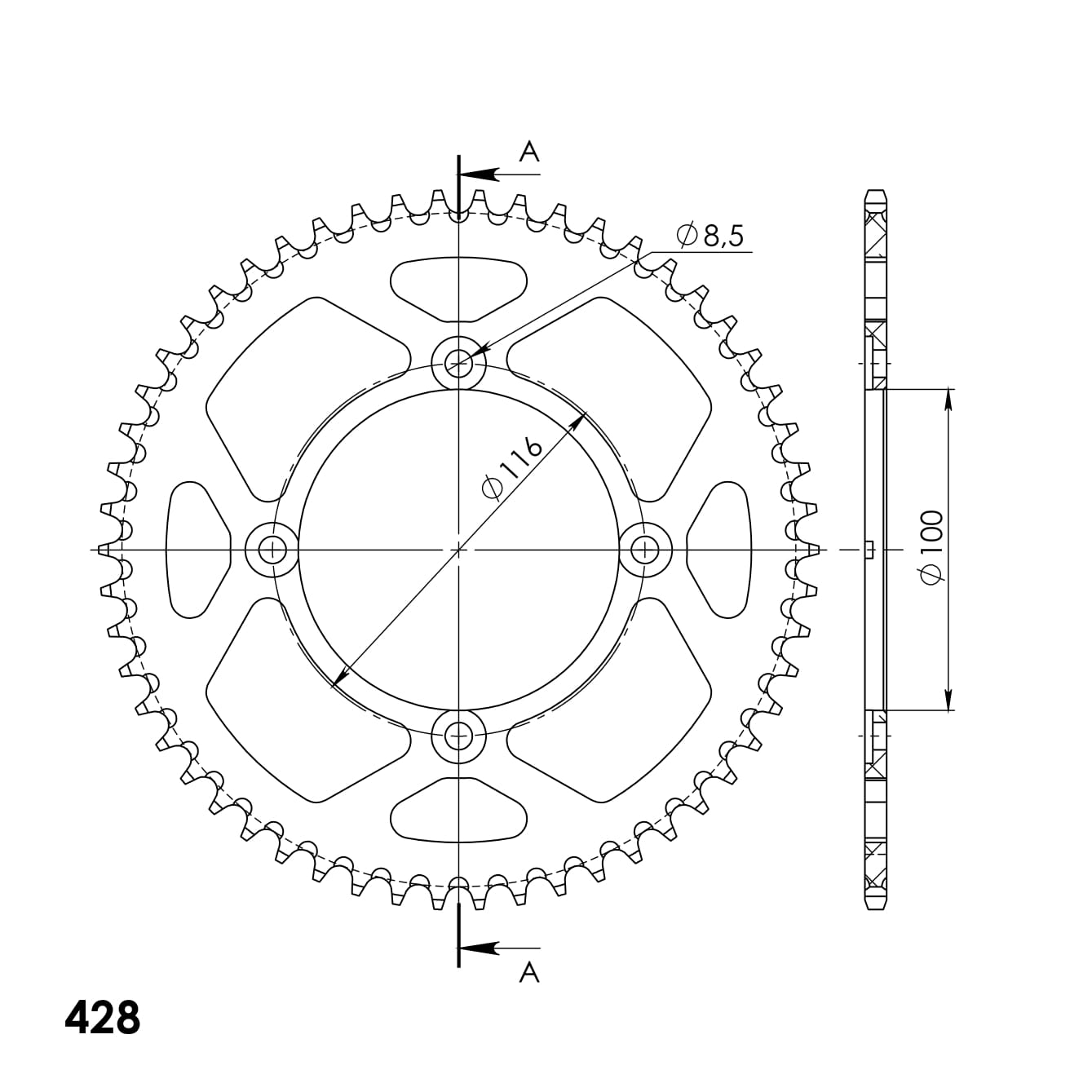 Couronne aluminium