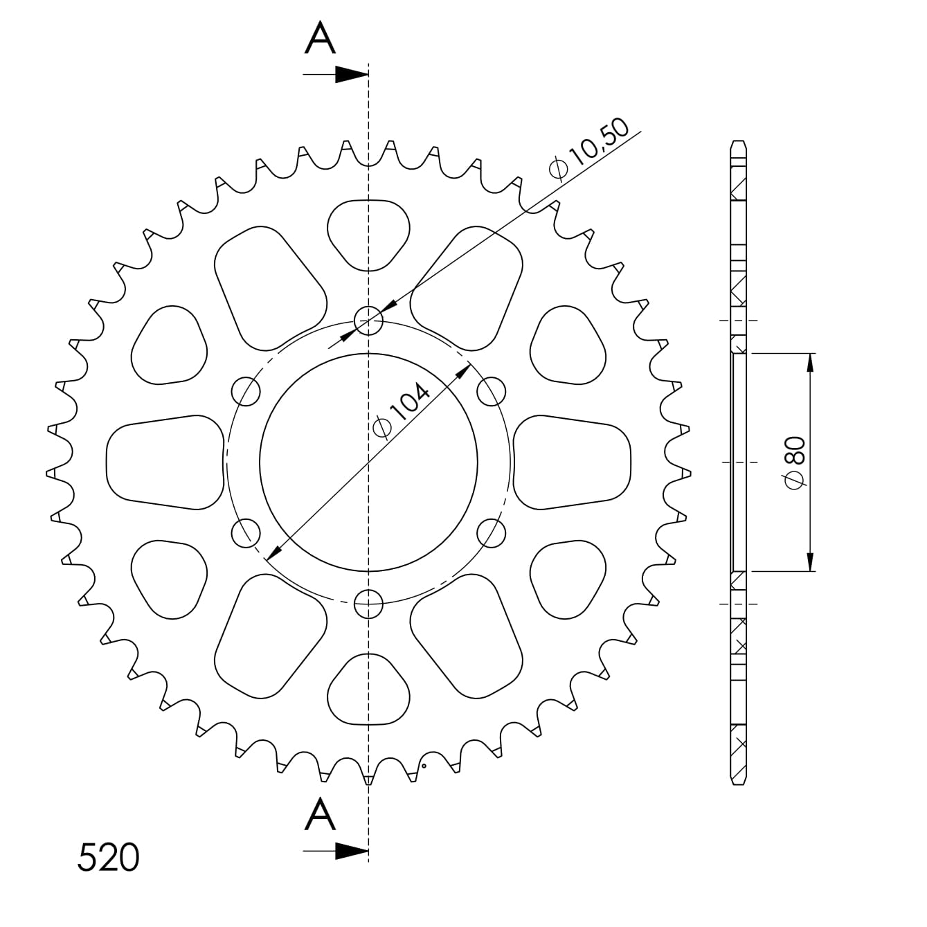 Couronne aluminium