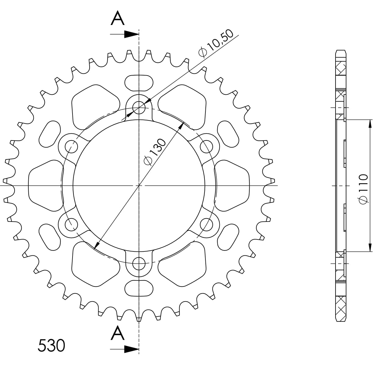 Couronne aluminium