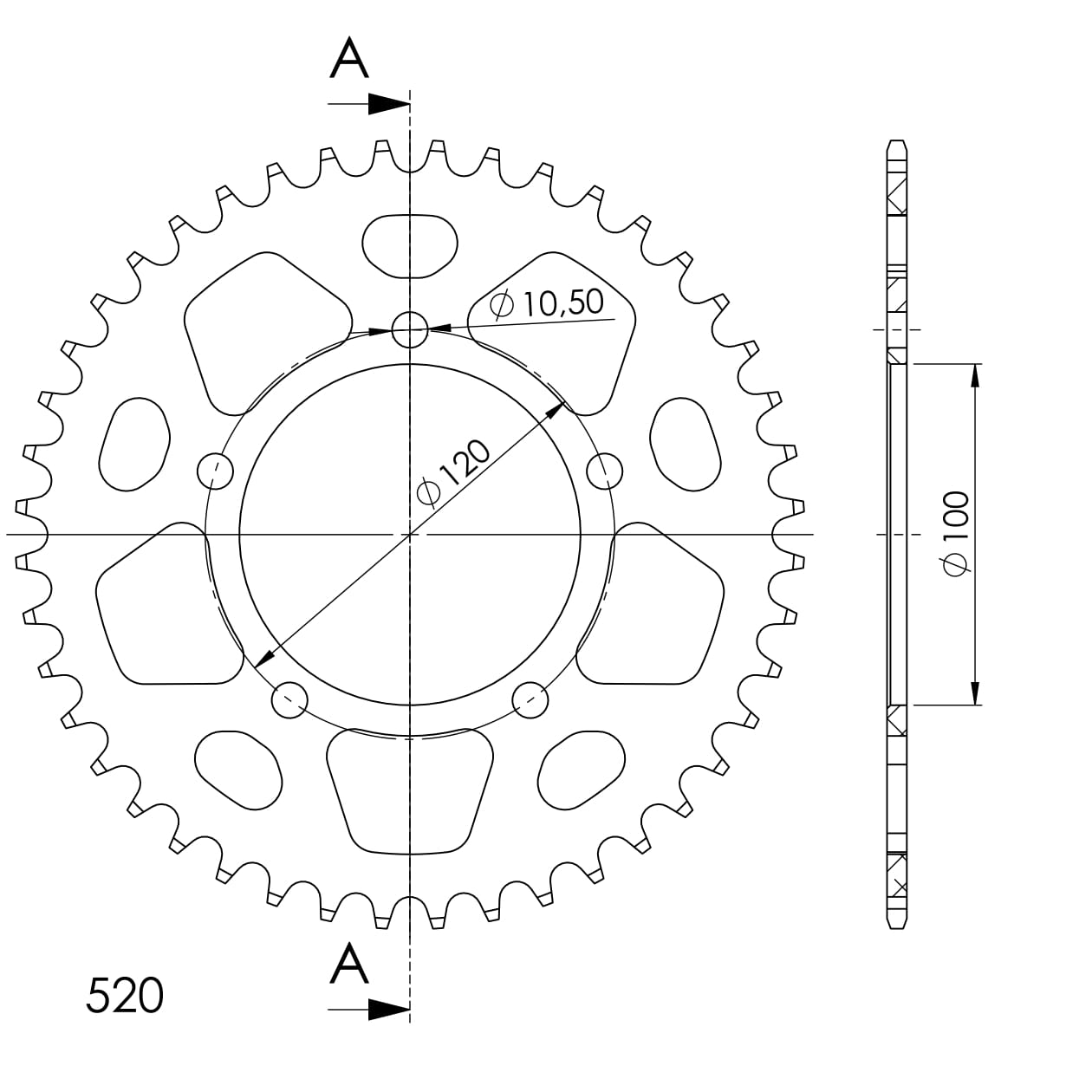 Couronne aluminium