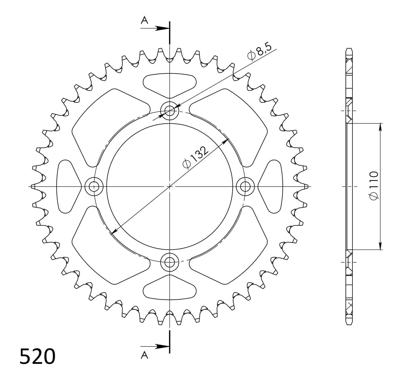 Couronne aluminium