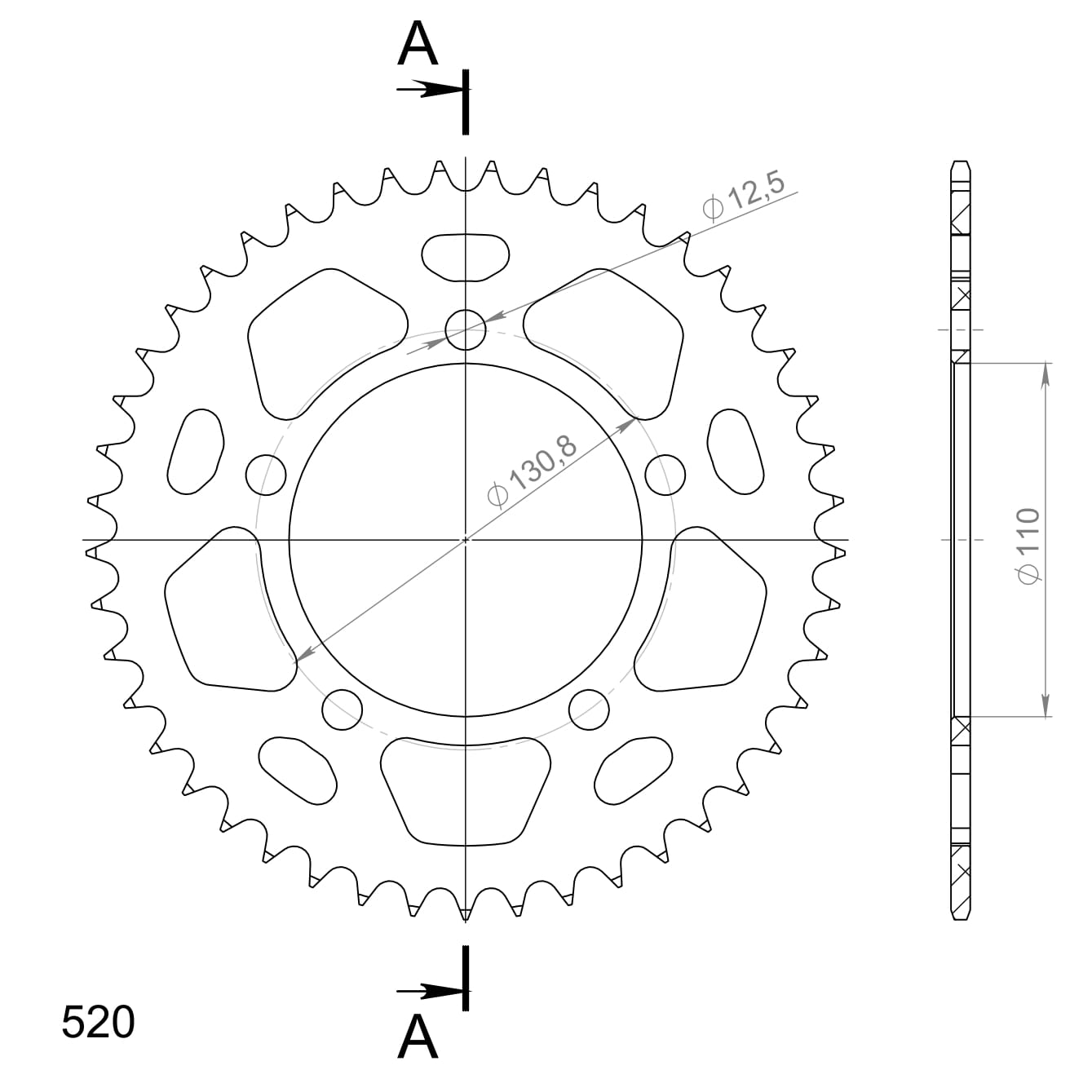 Couronne aluminium