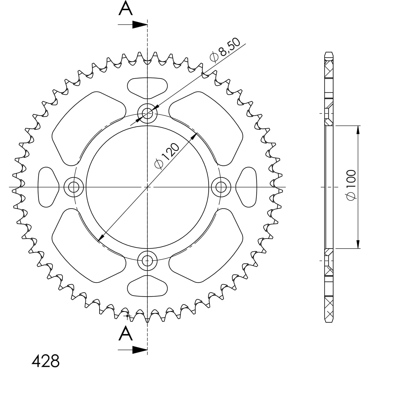 Couronne aluminium