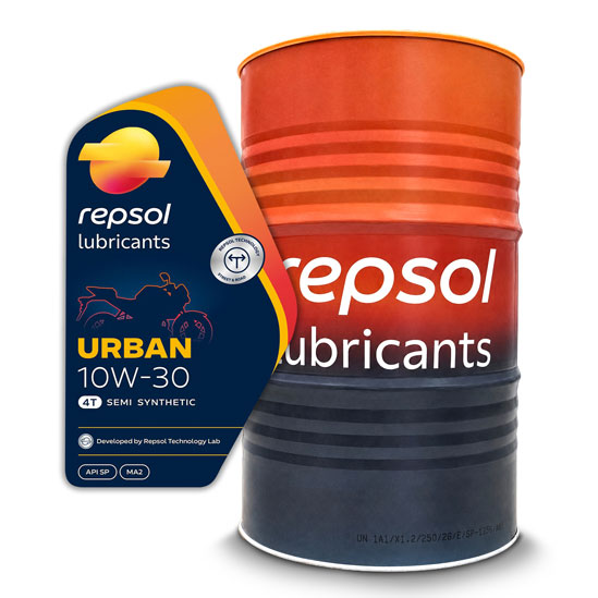 REPSOL 208 L huile moteur 4T URBAN 10W-30
