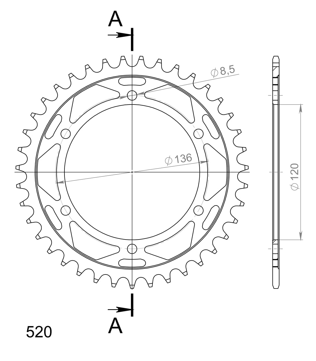 Couronne acier