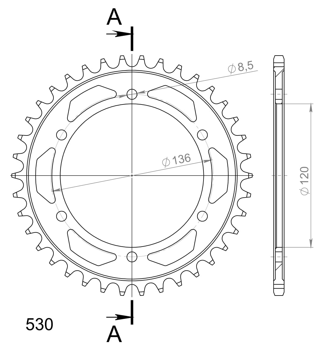 Couronne acier