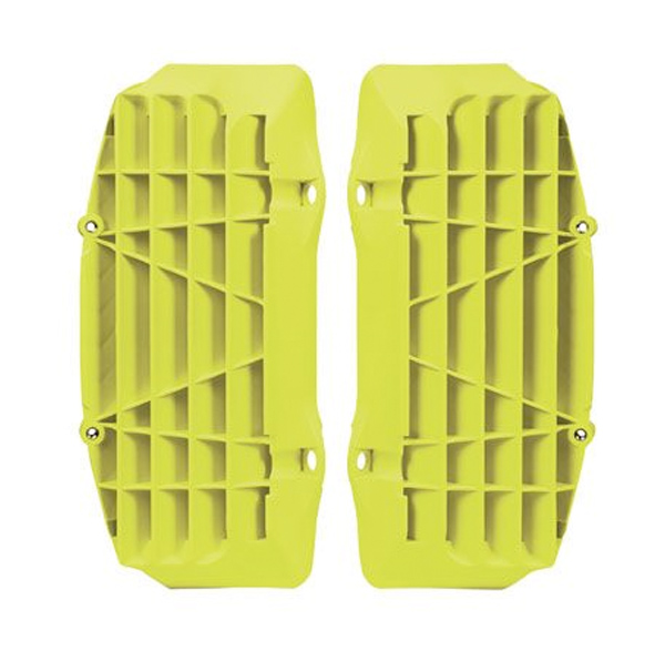 Grille de radiateur jaune fluo