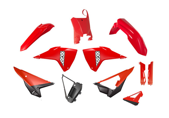 Kit plastique RTECH 5p HONDA CRF Oem