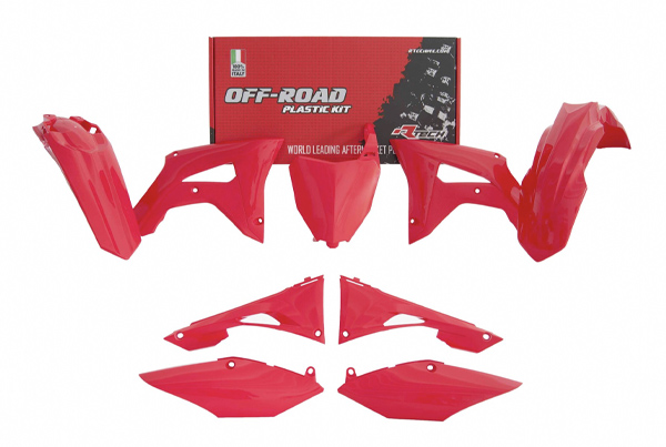 Kit plastique 6 p CRF rouge