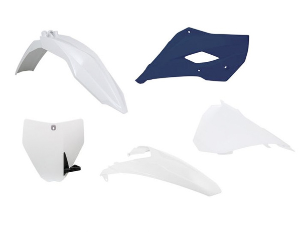 Kit plastique 5 p blanc-HSQ bleu