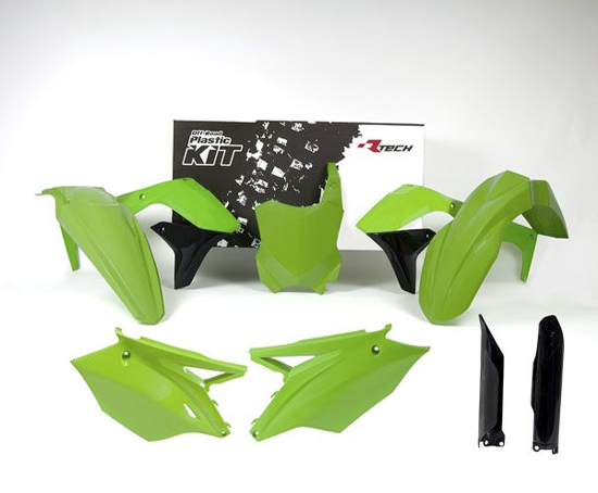 Kit plastique Kawasaki Vert Fluo