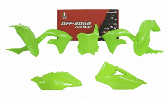 Kit plastique 5 p Vert fluo