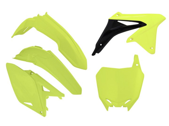 Kit plastique Suzuki Jaune Fluo