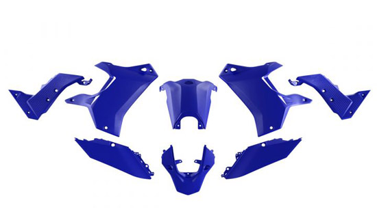 Kit plastique 8p Yamaha T7 Bleu