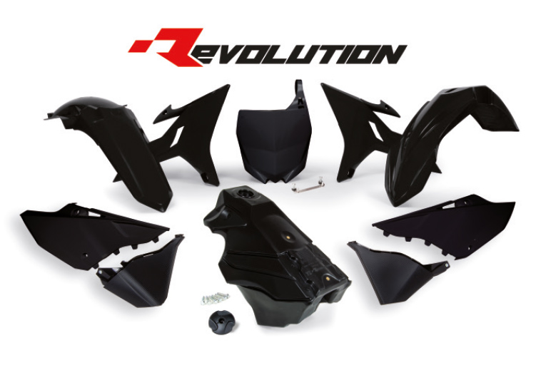 Kit plastique Yamaha YZ Revolution NOIR