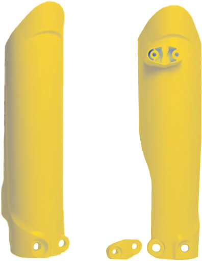 Protection fourche jaune citron