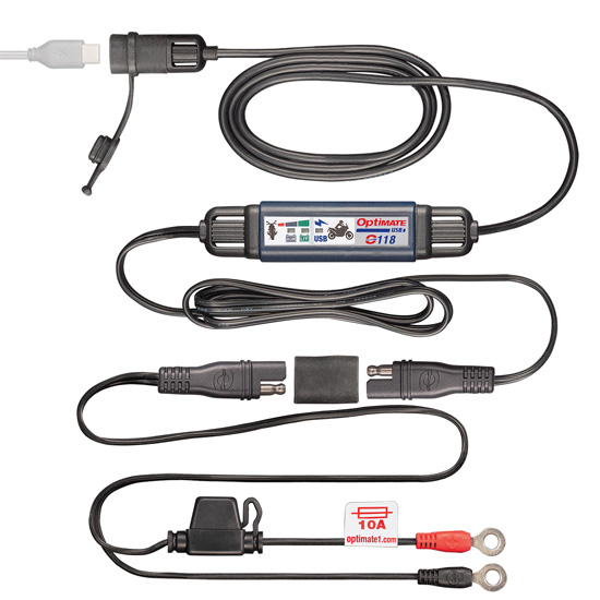 **O-118 Chargeur USB-C Intelligent en ligne 3300mA T118 TECM