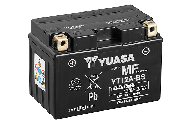 BATTERIE YUASA YT12A-BS