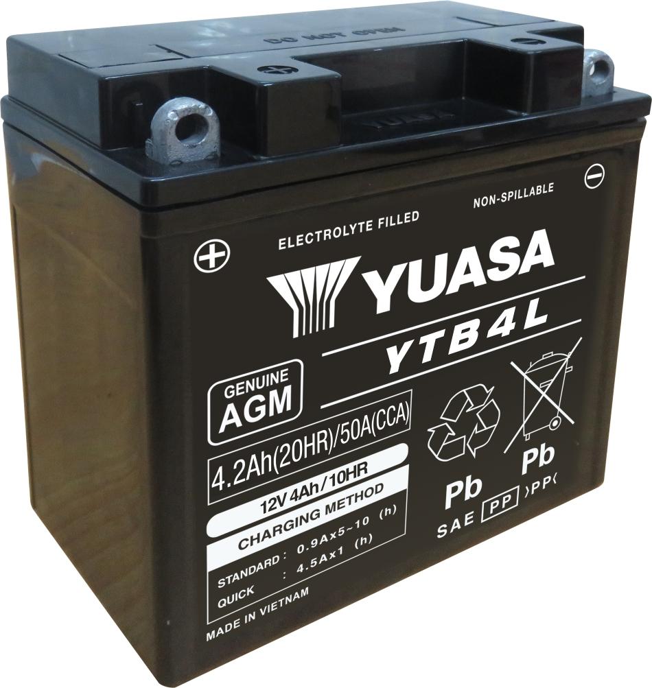 BATTERIE YUASA YTB4L (FA)