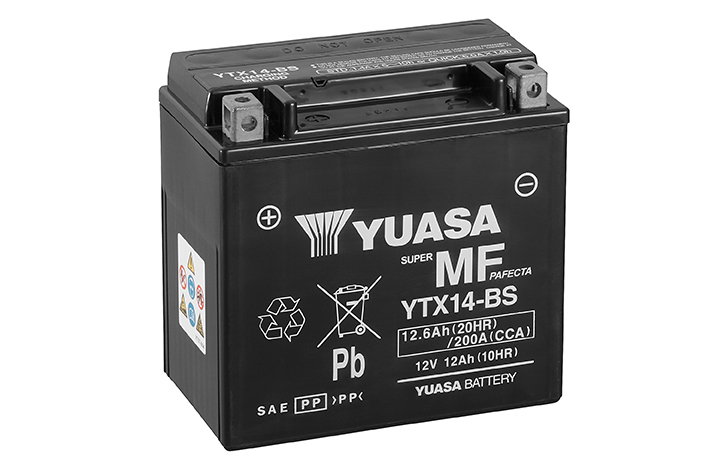 BATTERIE YUASA YTX14-BS