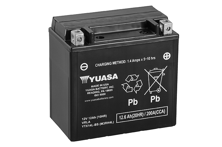 BATTERIE YUASA YTX14L-BS