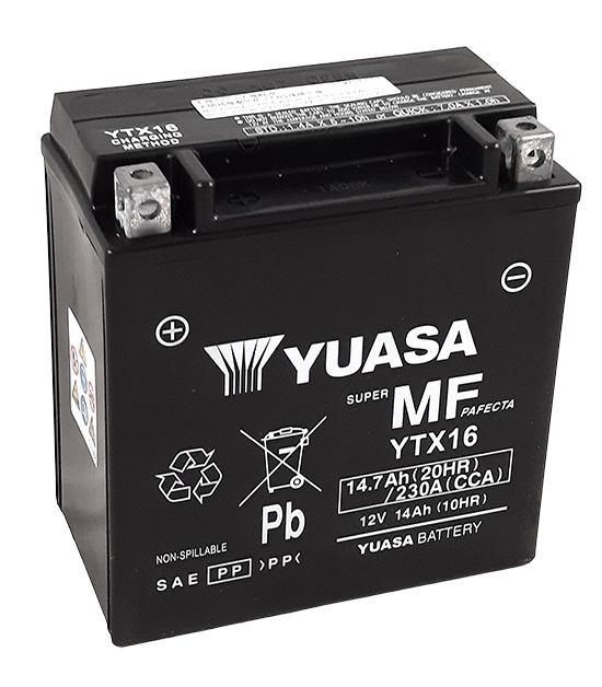 BATTERIE YUASA YTX16 (FA)