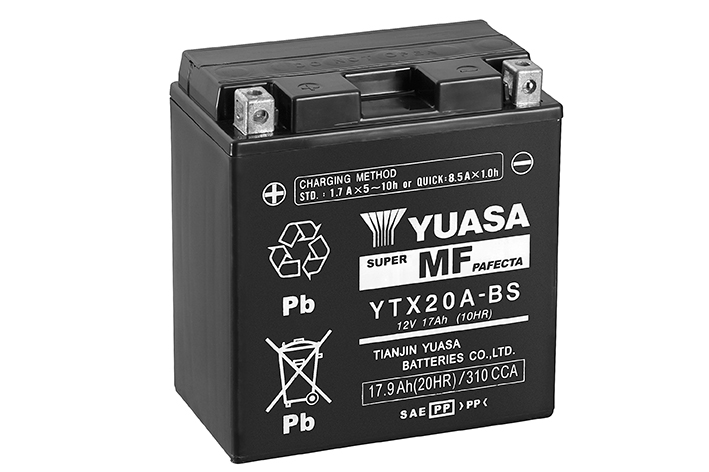 BATTERIE YUASA YTX20A-BS